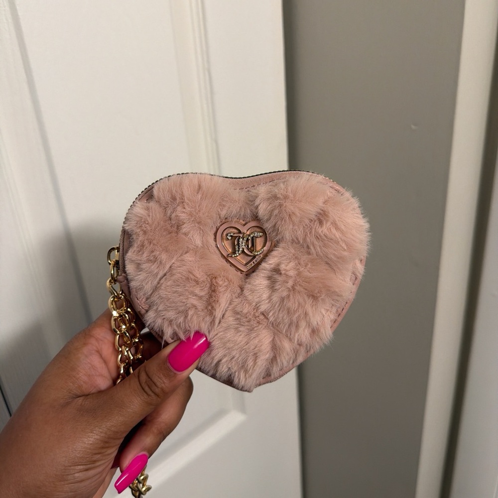 Juicy Couture Pink Heart Clutch